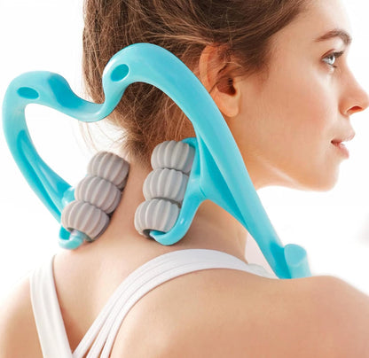 6 Roller Neck Therapy Massager