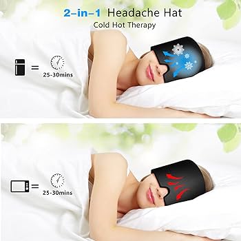 Migraine Relief Cap Hot & Cold Therapy