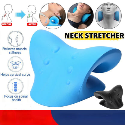 Neck and Shoulder Stretcher Massage Pillow