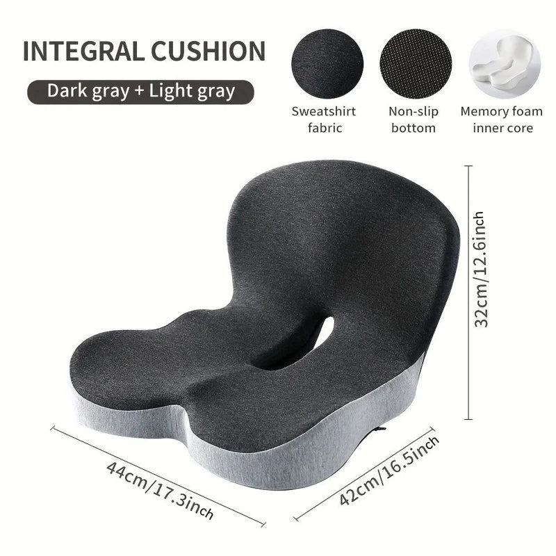 One-piece Lumbar Support Seat Cushion