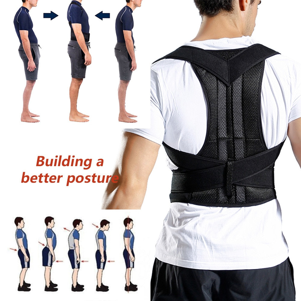 Adjustable Back Brace Unisex Shoulder Posture Corrector