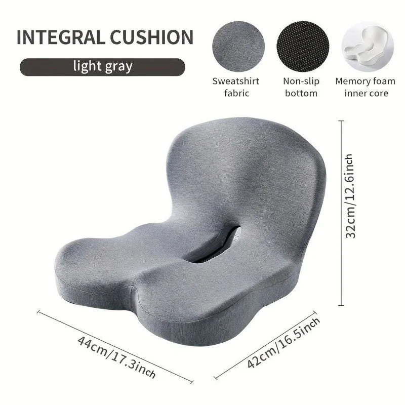 One-piece Lumbar Support Seat Cushion