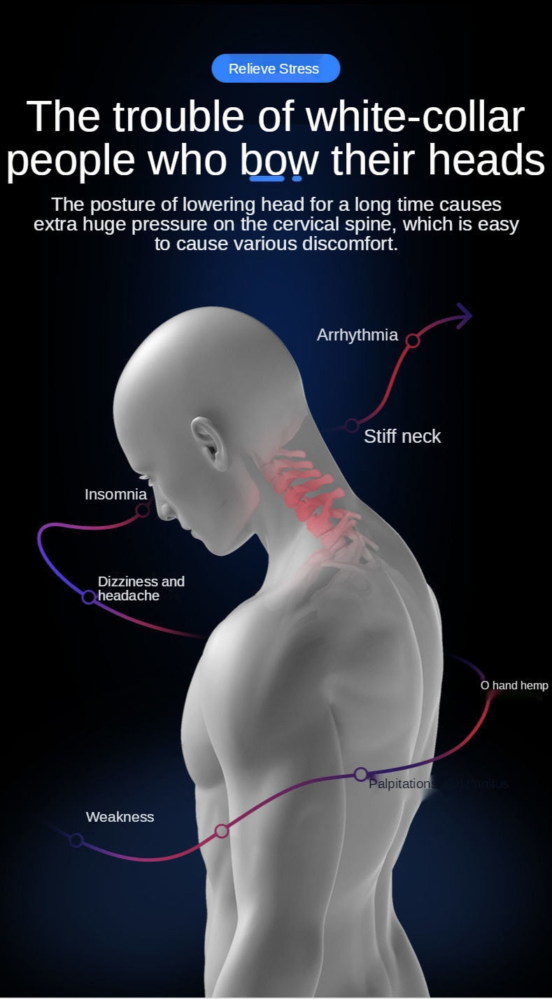 Neck and Shoulder Stretcher Massage Pillow