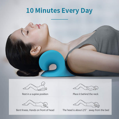 Neck and Shoulder Stretcher Massage Pillow