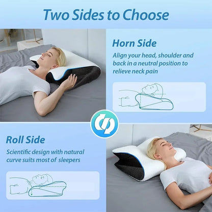 Orthopedic Memory Foam Neck Pillow