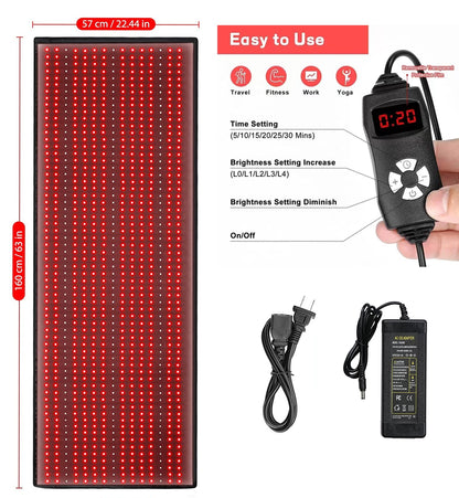 Infrared Therapy Heat Pad for Full Body Pain Relief and Skin Rejuvenation.