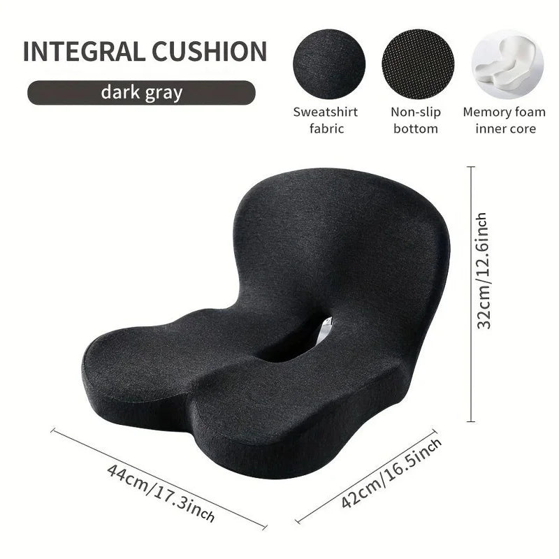 One-piece Lumbar Support Seat Cushion