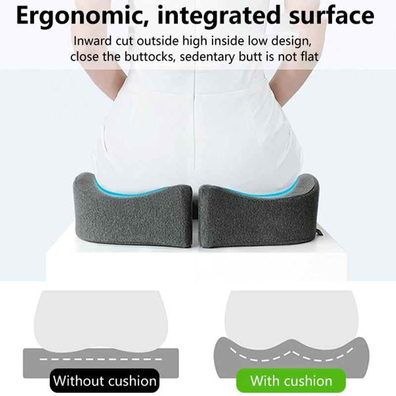 New Memory Foam Orthopedic Seat Cushion