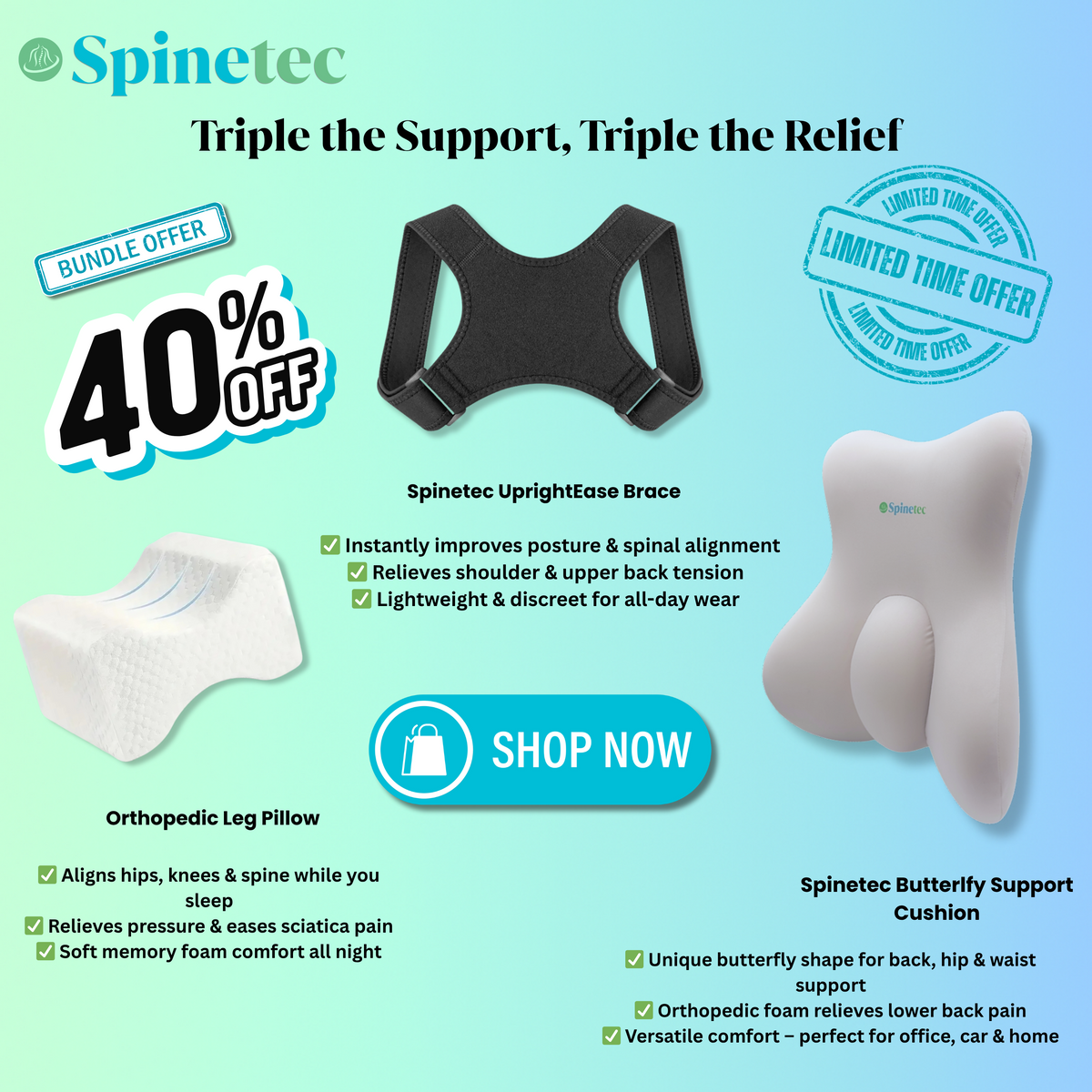 Spinetec Triple Relief Bundle