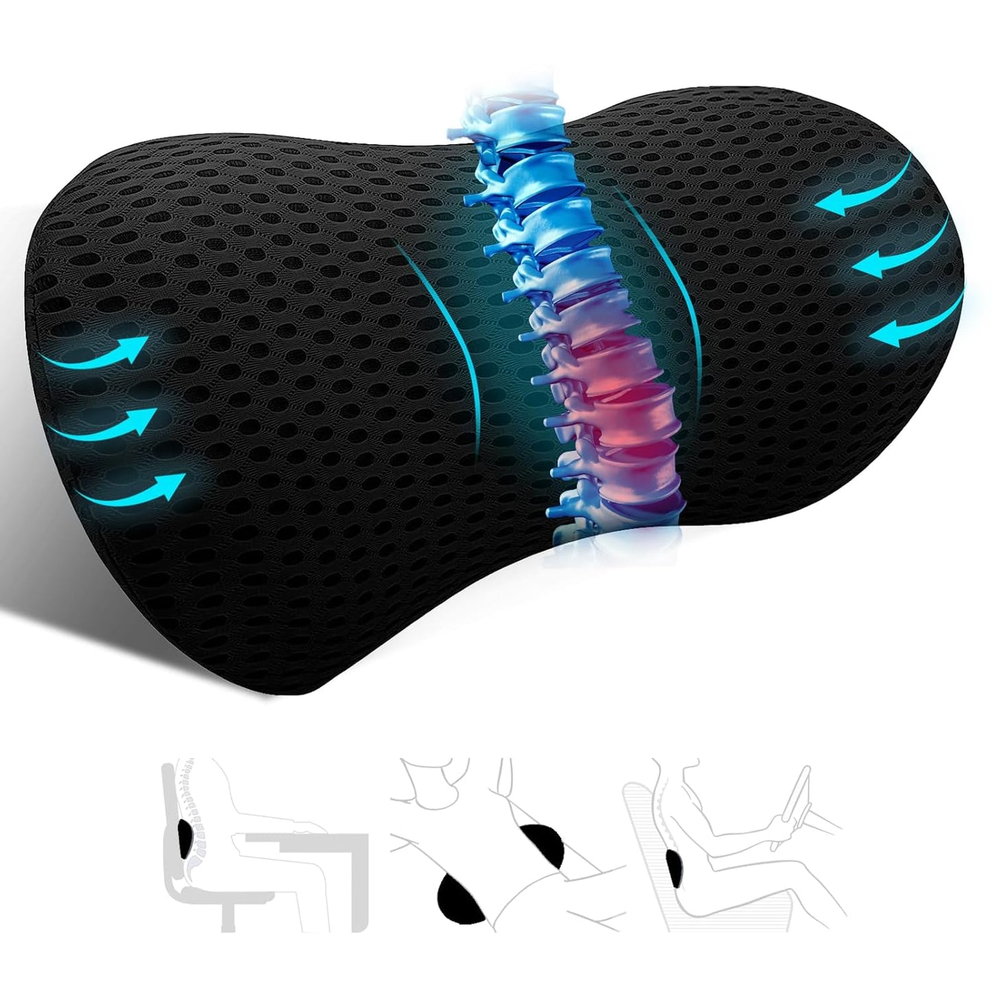 The Spinetec Lumbar Support Cushion