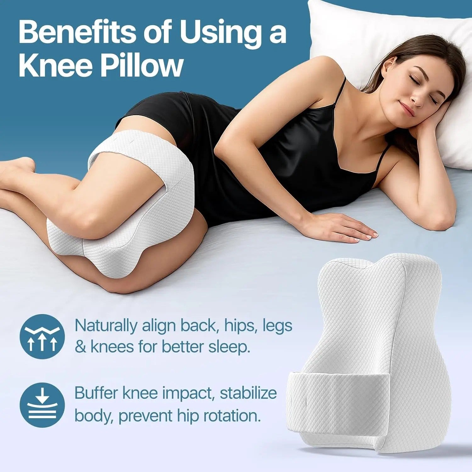 Spinetec LegEase Orthopedic Knee Pillow