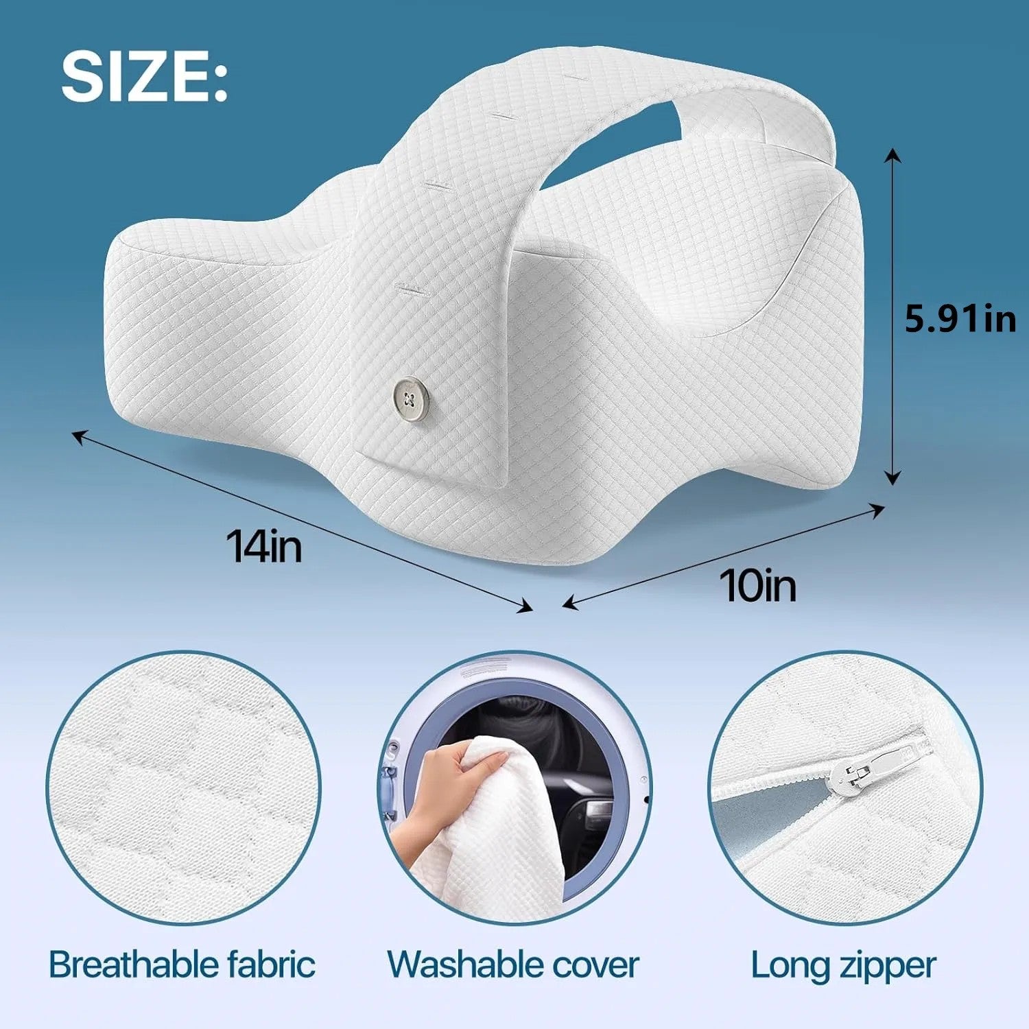Spinetec LegEase Orthopedic Knee Pillow