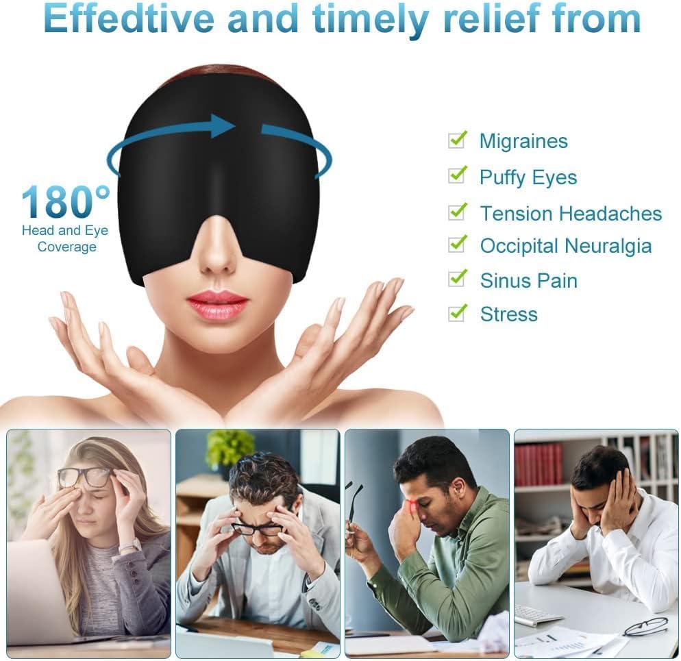 Migraine Relief Cap Hot & Cold Therapy