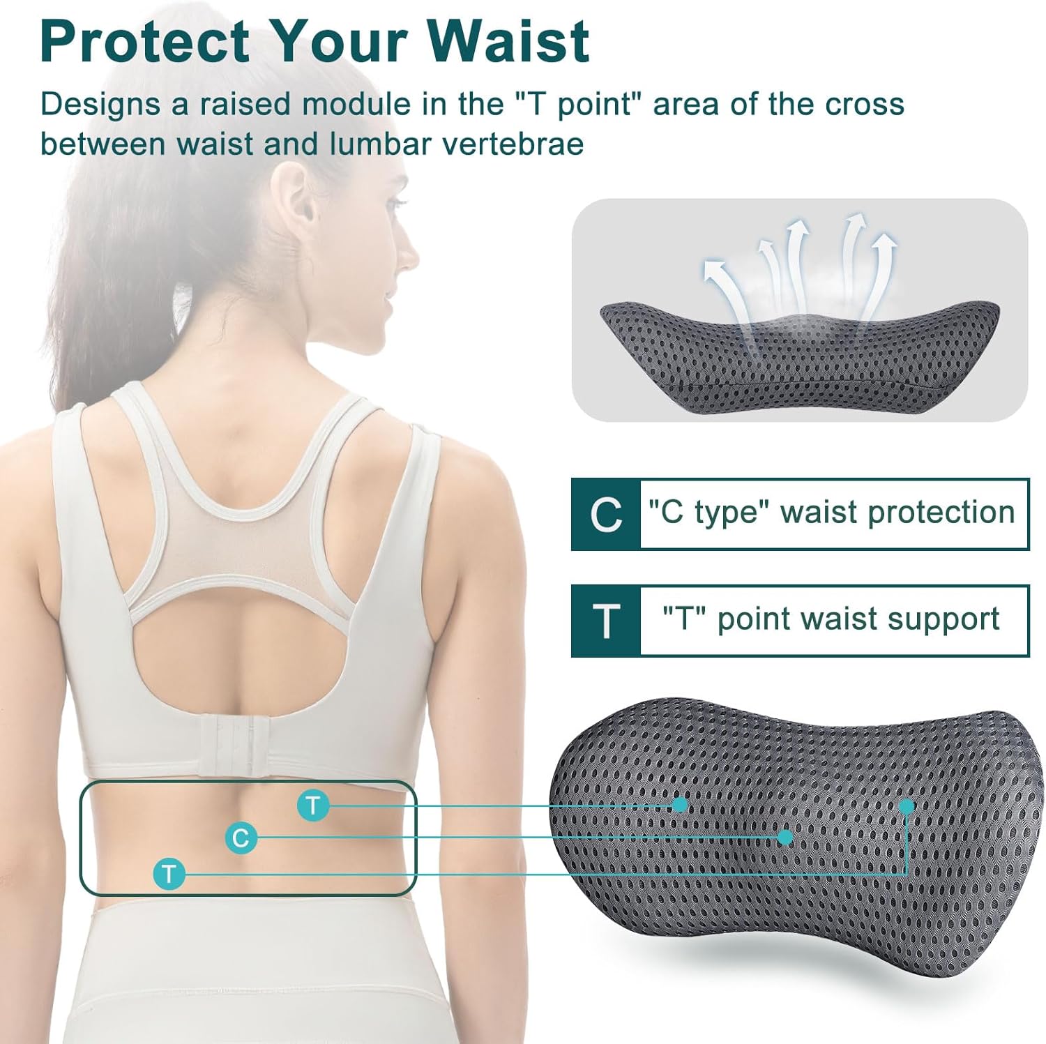 The Spinetec Lumbar Support Cushion