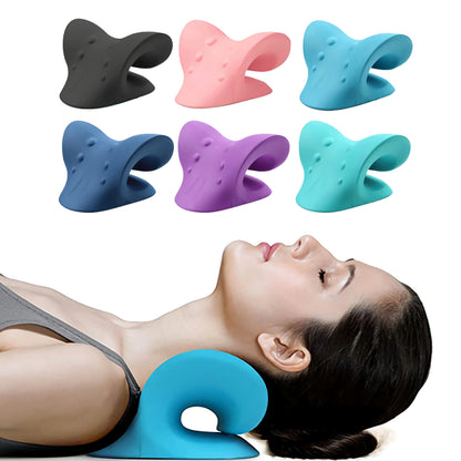 Neck and Shoulder Stretcher Massage Pillow