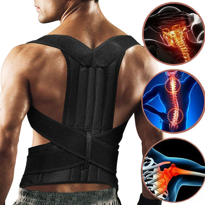 Adjustable Back Brace Unisex Shoulder Posture Corrector